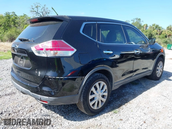 2015 Nissan Rogue S with VIN KNMAT2MT3FP526411, listed as a IAAI auction lot 42166030 with 101,501 mi miles and . Bid and sale history available at DreamBid. Image 4.