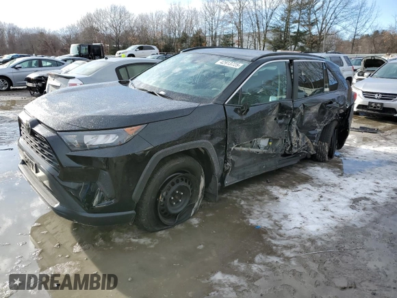 2021 Toyota RAV4 LE with VIN 2T3F1RFV7MC223475, listed as a Copart auction lot 47951695 with 47,737 mi miles and Salvage Title. Bid and sale history available at carsss.com. Image 1.