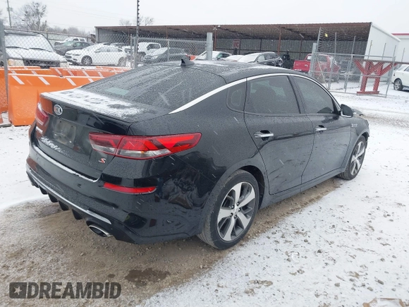 2020 Kia Optima LX with VIN 5XXGT4L37LG420330, listed as a IAAI auction lot 41264495 with 83,906 mi miles. Bid and sale history available at carsss.com. Image 4.