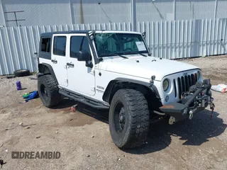2017 Jeep Wrangler Unlimited Sport with VIN 1C4BJWDG4HL549310, listed as a IAAI auction lot 42205370 with 84,226 mi miles and . Bid and sale history available at DreamBid. Image 1.