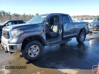 2021 Toyota Tundra SR with VIN 5TFUY5F19MX981269, listed as a Copart auction lot 46039625 with 97,142 mi miles and Salvage title. Bid and sale history available at DreamBid. Image 1.