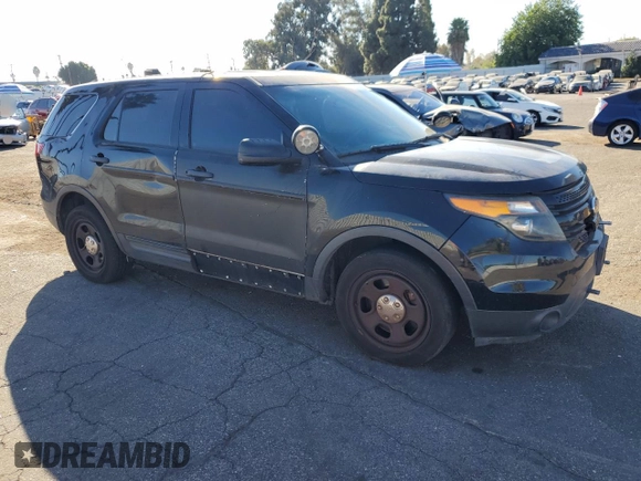 2015 Ford Utility Police Interceptor with VIN 1FM5K8AR4FGB98895, listed as a Copart auction lot 77586044 with 144,099 mi miles and Salvage Title. Bid and sale history available at carsss.com. Image 4.