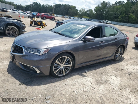 2019 Acura TLX w/Advance Pkg with VIN 19UUB3F81KA007015, listed as a Copart auction lot 64208194 with 73,458 mi miles and Salvage Title. Bid and sale history available at carsss.com. Image 1.
