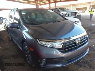 2024 Honda Odyssey EX-L with VIN 5FNRL6H67RB016849, listed as a IAAI auction lot 41761249 with 24,357 mi miles and . Bid and sale history available at DreamBid. Image 1.