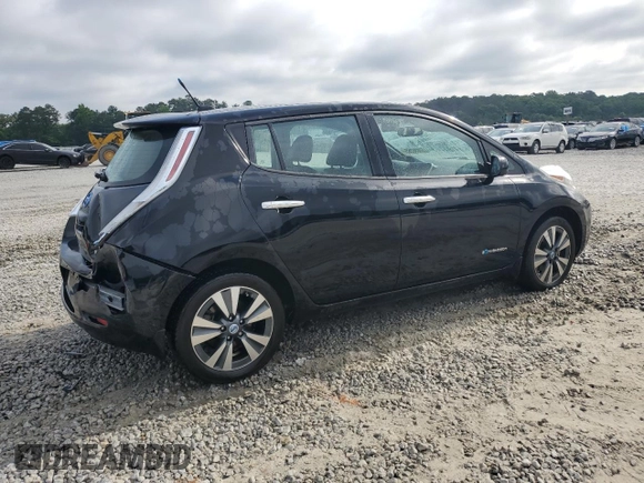 2013 Nissan LEAF SV with VIN 1N4AZ0CP1DC408729, listed as a Copart auction lot 57036265 with 72,881 mi miles and Salvage title. Bid and sale history available at DreamBid. Image 3.