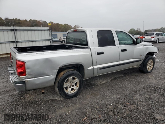 2006 Dodge Dakota SLT with VIN 1D7HE48K86S605839, listed as a Copart auction lot 78135534 with 205,283 mi miles and Salvage Title. Bid and sale history available at DreamBid. Image 3.
