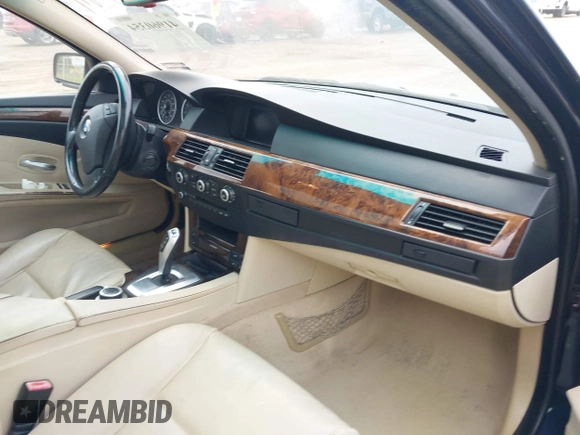 2008 BMW 5 Series 528i with VIN WBANU53568C113344, listed as a IAAI auction lot 41960354 with 194,459 mi miles and . Bid and sale history available at carsss.com. Image 5.