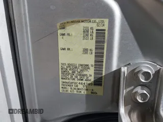 2014 Nissan Maxima 3.5 S with VIN 1N4AA5AP1EC464369, listed as a IAAI auction lot 41791129 with 144,825 mi miles. Bid and sale history available at carsss.com. Image 9.