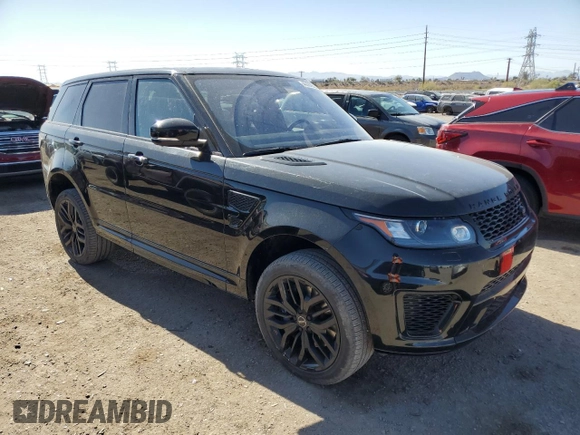 2016 Land Rover Range Rover Sport SVR with VIN SALWZ2EF5GA580299, listed as a Copart auction lot 43380555 with 75,191 mi miles and Clean title. Bid and sale history available at DreamBid. Image 4.