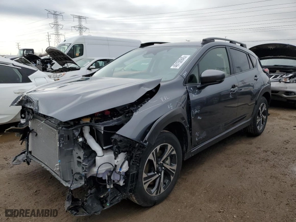 2024 Subaru Crosstrek Premium with VIN JF2GUADC2RH323446, listed as a Copart auction lot 46150945 with 16,433 mi miles and Salvage Title. Bid and sale history available at carsss.com. Image 1.