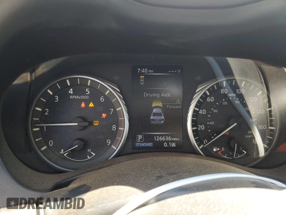2020 Infiniti Q50 Luxe z VIN JN1EV7AP0LM206429, wystawiony jako Copart lot #56853085 z przebiegiem 126 636 mil mil oraz Szkoda całkowita • Salvage title. Historia ofert i sprzedaży dostępna na DreamBid. Obrazek 9.
