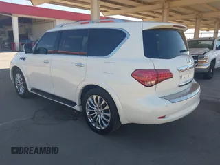 2016 Infiniti QX80 with VIN JN8AZ2NDXG9800865, listed as a IAAI auction lot 42827188 with 132,030 mi miles and . Bid and sale history available at DreamBid. Image 3.