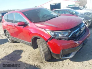 2021 Honda CR-V EX with VIN 5J6RW1H50MA003745, listed as a IAAI auction lot 41714479 with 114,887 mi miles. Bid and sale history available at carsss.com. Image 1.