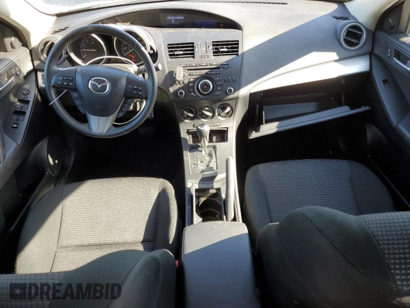2012 Mazda 3 i Touring with VIN JM1BL1L8XC1628217, listed as a Copart auction lot 58494425 with 62,727 mi miles and Salvage title. Bid and sale history available at DreamBid. Image 8.