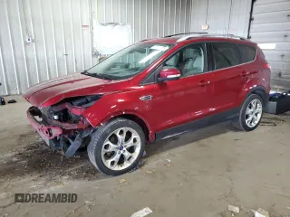 2015 Ford Escape Titanium with VIN 1FMCU9J96FUB04122, listed as a Copart auction lot 59778415 with 109,470 mi miles and Clean title. Bid and sale history available at DreamBid. Image 1.