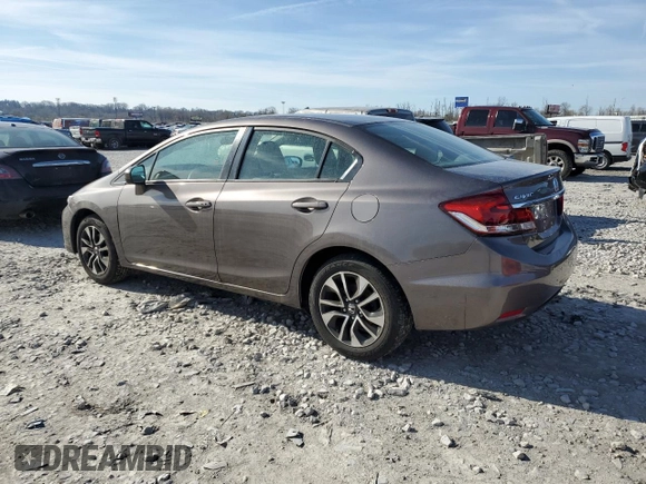 2015 Honda Civic EX with VIN 19XFB2F82FE044594, listed as a Copart auction lot 49884945 with 82,094 mi miles and Salvage Title. Bid and sale history available at DreamBid. Image 2.