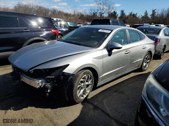 2020 Hyundai Sonata SEL with VIN 5NPEL4JA5LH049844, listed as a Copart auction lot 49001515 with 61,720 mi miles and Salvage Title. Bid and sale history available at carsss.com. Image 1.