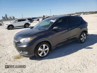 2016 Honda HR-V EX with VIN 3CZRU5H53GM735081, listed as a Copart auction lot 48573405 with 0 mi miles and Salvage Title. Bid and sale history available at carsss.com. Image 1.