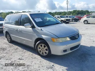 2002 Honda Odyssey EX z VIN 5FNRL18662B024093, wystawiony jako IAAI lot #42225962 z przebiegiem 333 283 mil mil oraz . Historia ofert i sprzedaży dostępna na DreamBid. Obrazek 1.