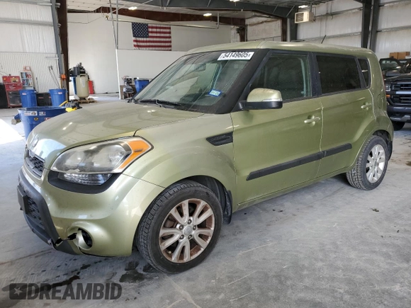 2013 Kia Soul + with VIN KNDJT2A69D7604251, listed as a Copart auction lot 54149605 with 216,614 mi miles and Clean Title. Bid and sale history available at DreamBid. Image 1.