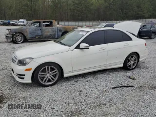 2012 Mercedes-Benz C-Class C 300 Sport with VIN WDDGF8BB3CR233158, listed as a Copart auction lot 49385975 with 132,074 mi miles and Salvage Title. Bid and sale history available at carsss.com. Image 1.