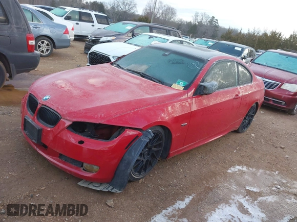 2008 BMW 3 Series 335xi with VIN WBAWC73598E064910, listed as a IAAI auction lot 41294629 with 127,766 mi miles and . Bid and sale history available at carsss.com. Image 2.