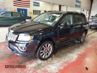 2017 Jeep Compass High Altitude with VIN 1C4NJDEB0HD109499, listed as a Copart auction lot 57143095 with 100,994 mi miles and Salvage title. Bid and sale history available at DreamBid. Image 1.