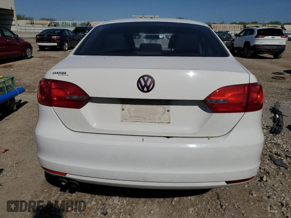 2011 Volkswagen Jetta SE with VIN 3VWDX7AJ7BM367469, listed as a Copart auction lot 53774995 with 129,915 mi miles and Salvage title. Bid and sale history available at DreamBid. Image 6.