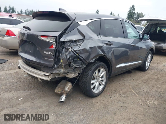2021 Acura RDX Technology with VIN 5J8TC2H5XML807180, listed as a IAAI auction lot 42779411 with 46,515 mi miles and . Bid and sale history available at DreamBid. Image 4.
