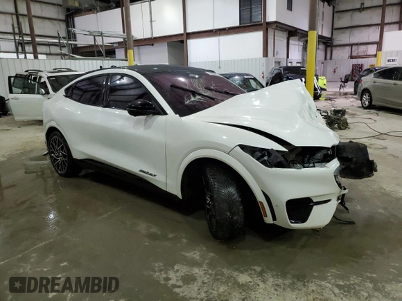 2023 Ford Mustang Mach-E GT with VIN 3FMTK4SXXPMA39478, listed as a Copart auction lot 47542435 with Not Provided miles and Salvage Title. Bid and sale history available at DreamBid. Image 4.