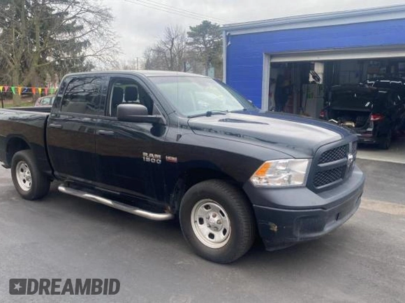 2016 Ram 1500 Tradesman z VIN 1C6RR7KT0GS103504, wystawiony jako Copart lot #58490245 z przebiegiem 145 516 mil mil oraz Czysty tytuł • Clean title. Historia ofert i sprzedaży dostępna na DreamBid. Obrazek 1.
