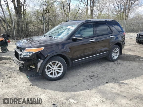 2013 Ford Explorer XLT with VIN 1FM5K8D80DGA03777, listed as a Copart auction lot 51846485 with 166,859 mi miles and Salvage Title. Bid and sale history available at carsss.com. Image 1.