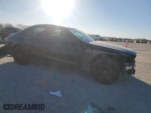 2020 Mercedes-Benz C 43 AMG with VIN 55SWF6EB2LU329244, listed as a Copart auction lot 46253045 with 55,209 mi miles and Salvage Title. Bid and sale history available at carsss.com. Image 4.