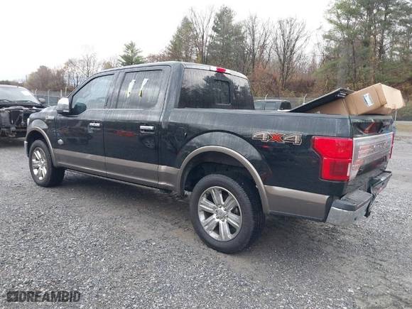 2018 Ford F-150 XL with VIN 1FTEW1EG8JFE53667, listed as a IAAI auction lot 40853148 with 157,460 mi miles. Bid and sale history available at carsss.com. Image 3.