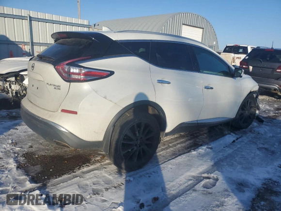 2017 Nissan Murano S z VIN 5N1AZ2MH2HN133570, wystawiony jako Copart lot #87867295 z przebiegiem 106 535 mil mil oraz Nie do naprawy • Non repairable. Historia ofert i sprzedaży dostępna na DreamBid. Obrazek 3.