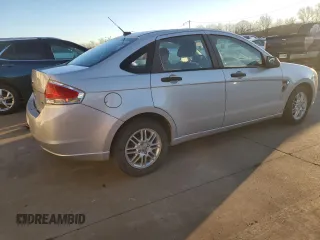 2008 Ford Focus SE with VIN 1FAHP35N68W279232, listed as a Copart auction lot 37584464 with 154,171 mi miles and Clean Title. Bid and sale history available at carsss.com. Image 3.