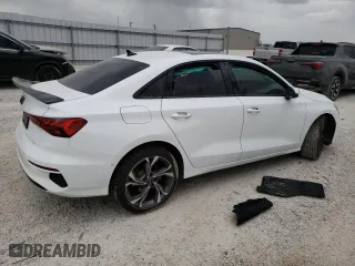 2023 Audi A3 Premium with VIN WAUAUDGY4PA105461, listed as a Copart auction lot 65186083 with 6,156 mi miles. Bid and sale history available at carsss.com. Image 3.