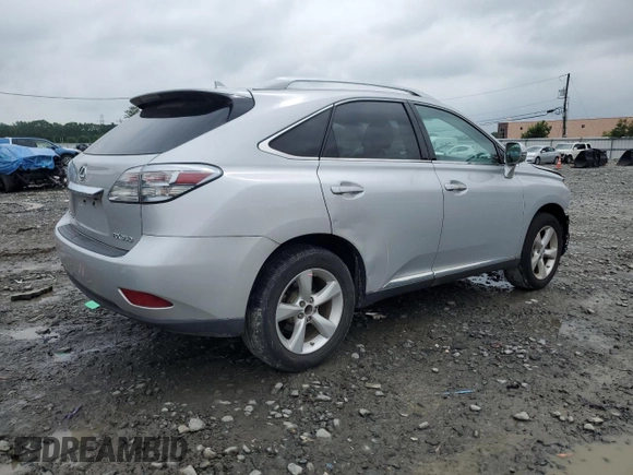 2010 Lexus RX 350 with VIN 2T2BK1BA9AC079265, listed as a Copart auction lot 62896445 with 126,090 mi miles and Salvage title. Bid and sale history available at DreamBid. Image 3.