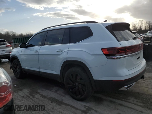 2024 Volkswagen Atlas SE z VIN 1V2HR2CA9RC541812, wystawiony jako Copart lot #48036545 z przebiegiem 16 014 mil mil oraz Szkoda całkowita • Salvage title. Historia ofert i sprzedaży dostępna na DreamBid. Obrazek 2.