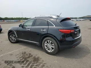 2017 Infiniti QX70 z VIN JN8CS1MW0HM412181, wystawiony jako Copart lot #60594815 z przebiegiem 127 971 mil mil oraz Szkoda całkowita • Salvage title. Historia ofert i sprzedaży dostępna na DreamBid. Obrazek 2.