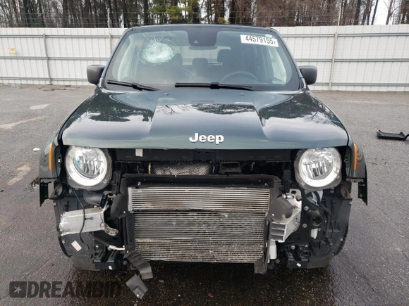 2021 Jeep Renegade Jeepster with VIN ZACNJCAB4MPM41650, listed as a Copart auction lot 44579155 with 35,079 mi miles and Salvage title. Bid and sale history available at DreamBid. Image 5.