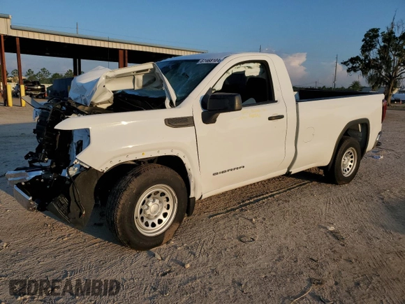 2023 GMC Sierra 1500 with VIN 3GTNHAED3PG354181, listed as a Copart auction lot 67468104 with 7,313 mi miles and Salvage Title. Bid and sale history available at DreamBid. Image 1.