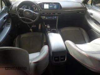 2021 Hyundai Sonata SEL Plus with VIN 5NPEJ4J29MH073659, listed as a Copart auction lot 51377955 with 110,800 mi miles and Salvage Title. Bid and sale history available at DreamBid. Image 8.
