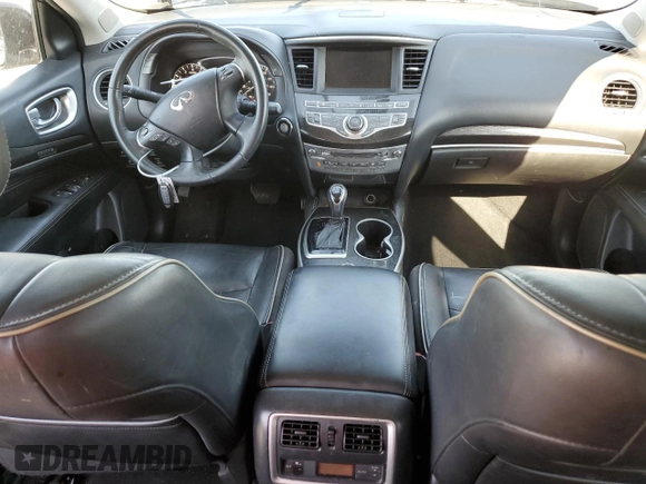 2017 Infiniti QX60 with VIN 5N1DL0MM1HC523376, listed as a Copart auction lot 52567905 with 93,979 mi miles and Salvage Title. Bid and sale history available at carsss.com. Image 8.