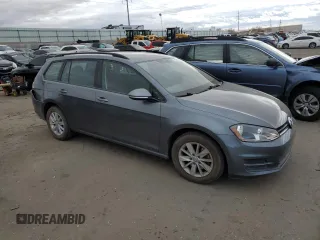 2017 Volkswagen Golf SportWagen S with VIN 3VWC17AU5HM533147, listed as a Copart auction lot 82604084 with 76,159 mi miles and Salvage Title. Bid and sale history available at carsss.com. Image 4.
