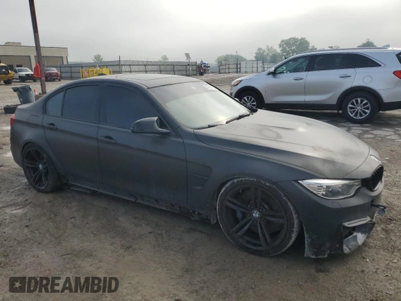 2016 BMW M3 with VIN WBS8M9C58G5E68988, listed as a Copart auction lot 58784185 with 86,577 mi miles and Clean title. Bid and sale history available at DreamBid. Image 4.