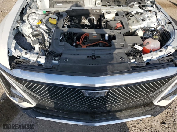2024 Cadillac LYRIQ Tech with VIN 1GYKPMRK5RZ103496, listed as a Copart auction lot 66626774 with 5,335 mi miles and Salvage Title. Bid and sale history available at carsss.com. Image 12.