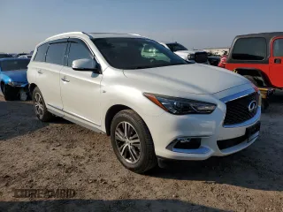 2019 Infiniti QX60 Luxe with VIN 5N1DL0MN9KC521956, listed as a Copart auction lot 47044395 with 63,093 mi miles and Salvage Title. Bid and sale history available at DreamBid. Image 4.