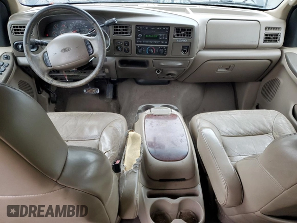 2001 Ford Excursion Limited z VIN 1FMSU43F31EC18728, wystawiony jako Copart lot #58974105 z przebiegiem 266 747 mil mil oraz Szkoda całkowita • Salvage title. Historia ofert i sprzedaży dostępna na DreamBid. Obrazek 8.