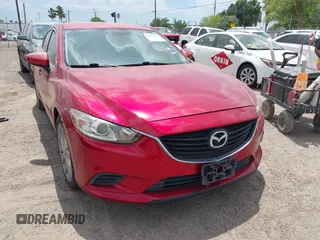 2014 Mazda Mazda6 i Touring with VIN JM1GJ1V65E1162108, listed as a IAAI auction lot 42027292 with 1 mi miles. Bid and sale history available at carsss.com. Image 1.